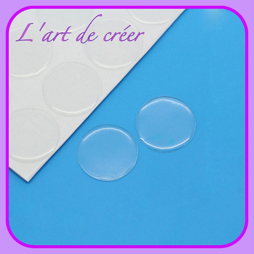 Cabochon Epoxy Stickers - 20 mm - 12 stuks rond