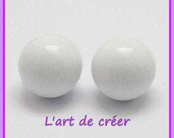 1 Perle Sonore Musicale pour Bola de grossesse , 16 mm , BLANC