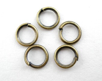 1200 bronze 5mm open jump rings