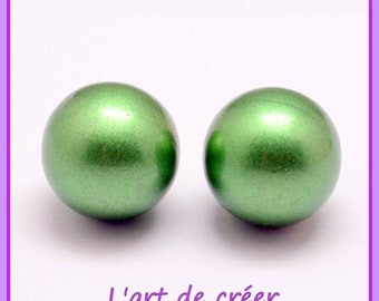 1 Musical Sound Pearl for Pregnancy Bola , 16 mm , METALLIC GREEN