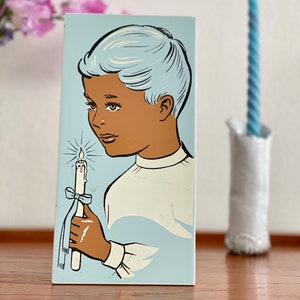 Süße Vintage holländische Keramikfliese, Wandkunst der Kinder