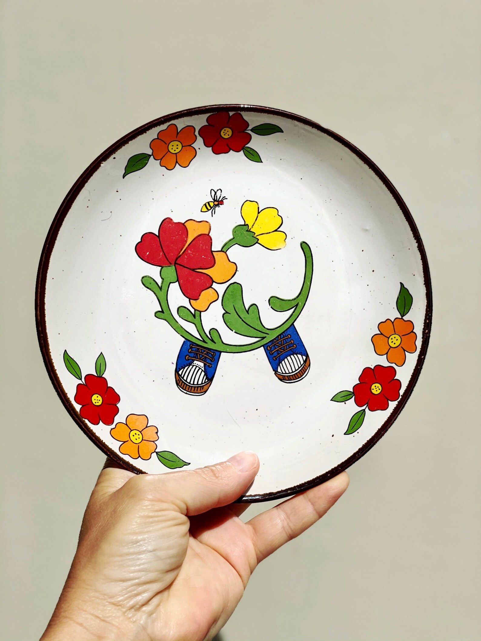 Cute little Vintage plates x2 Etsy