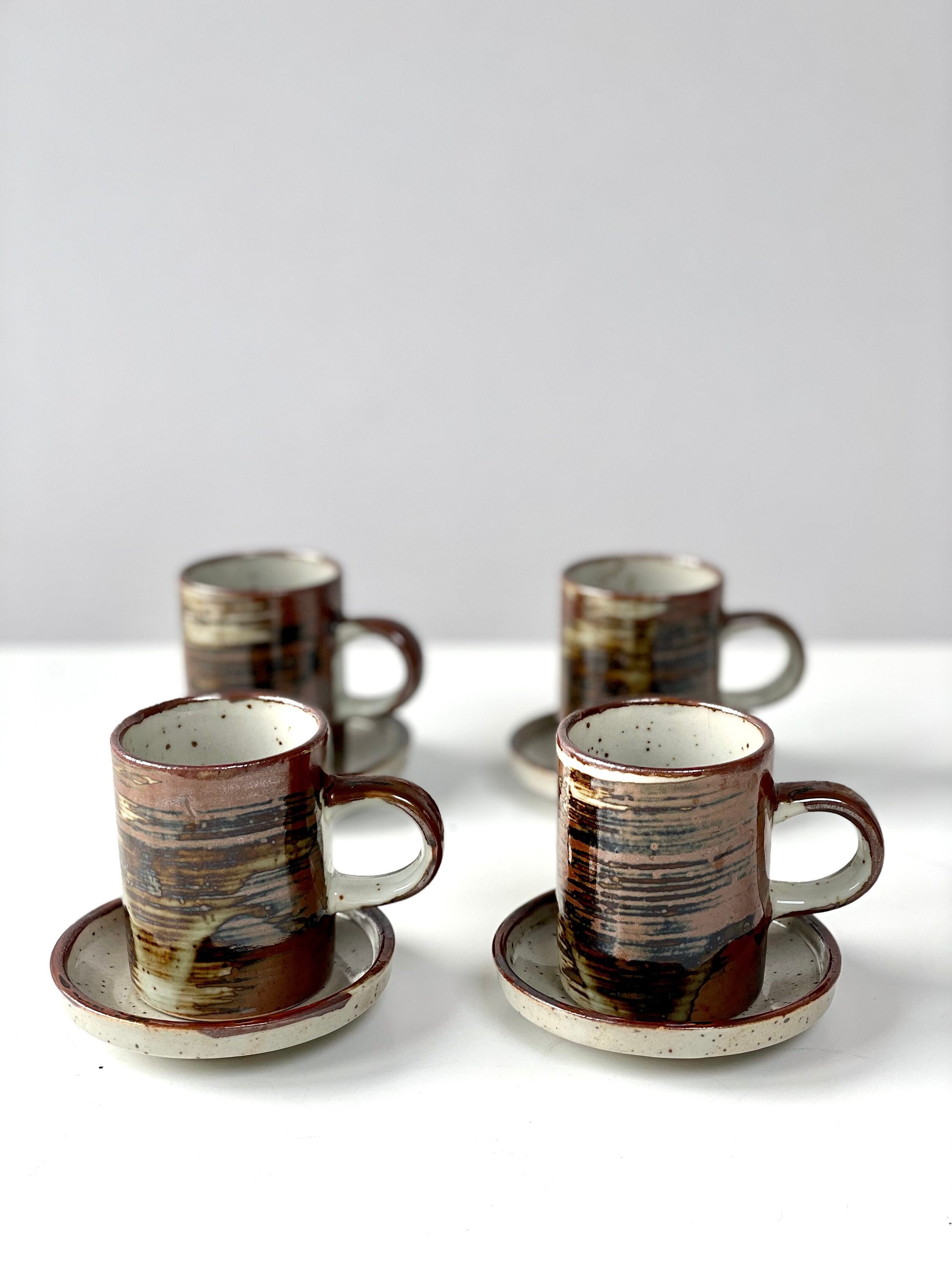 PARACITY Tasse à Expresso avec Manche en Bois, Tasse à Mesurer en Verre