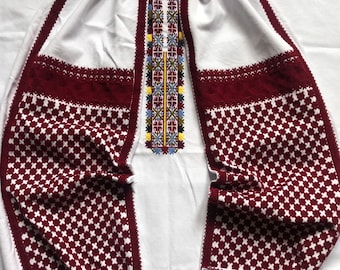Replica Ukrainian national vintage embroidered dress XS-XL Pokutya Ukraine HANDMADE vyshyvanka woman