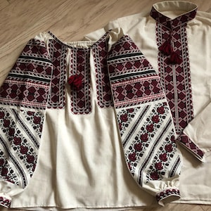 Vyshyvanka vrouw mannen Oekraïense borduurwerk geborduurde blouse shirt XS - 5XL keuze Kleur