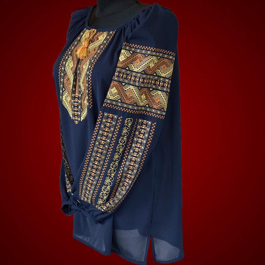 Ukrainian Embroidery, Embroidered Blouse Any Colors XS 4XL Ukraine - Etsy