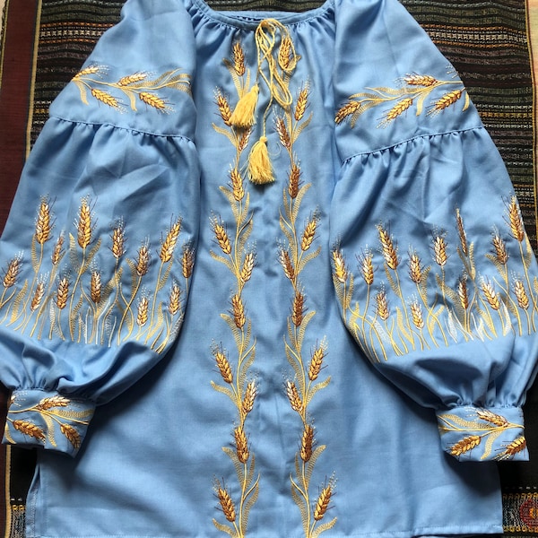 Wyschywanka-Damenbluse, ukrainisches Stickhemd, Boho-Leinenbluse, Größen 2XS–5XL, verschiedene Farben