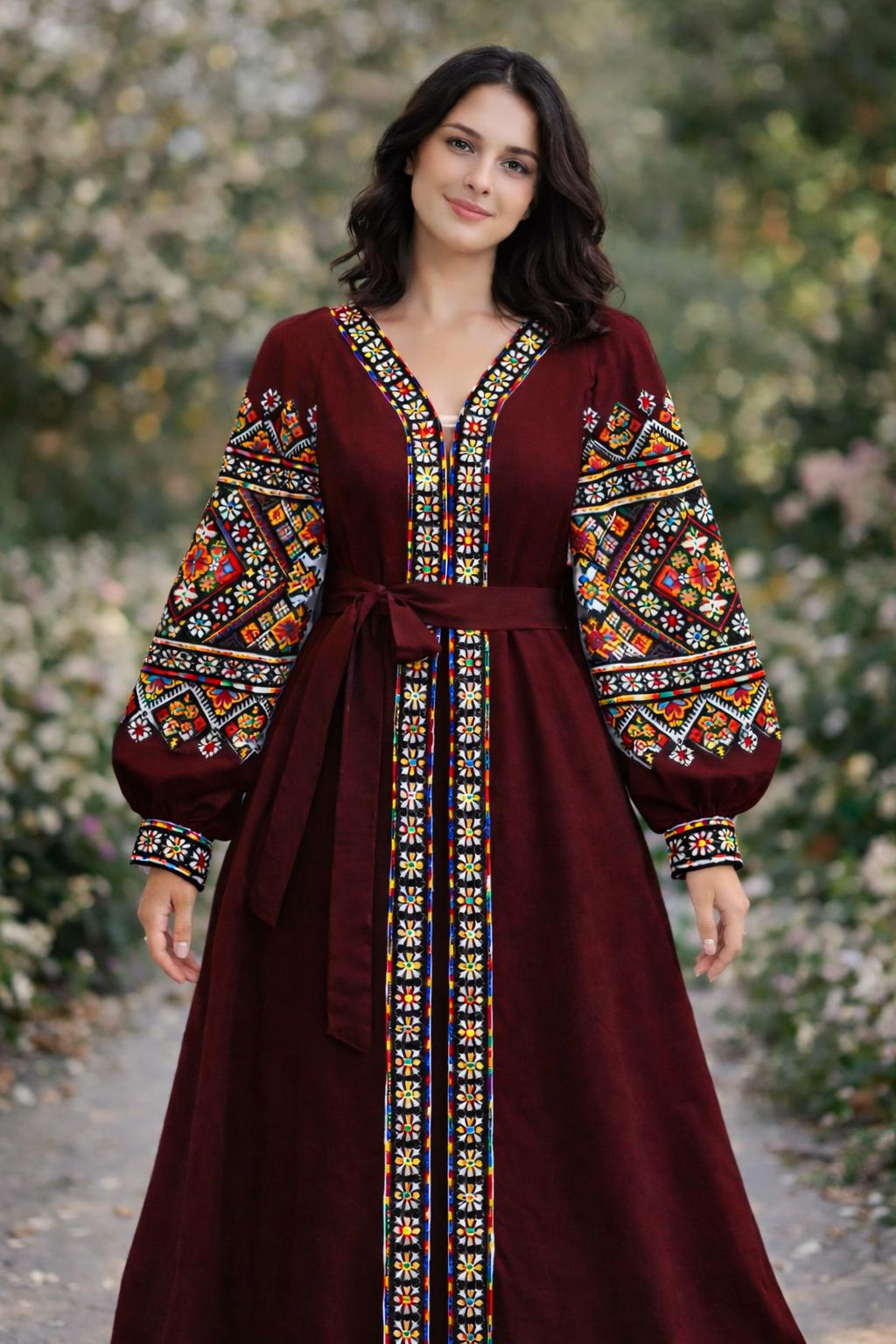 tach natalka hand embroidered dress Tana Hand Embroidered Dress
