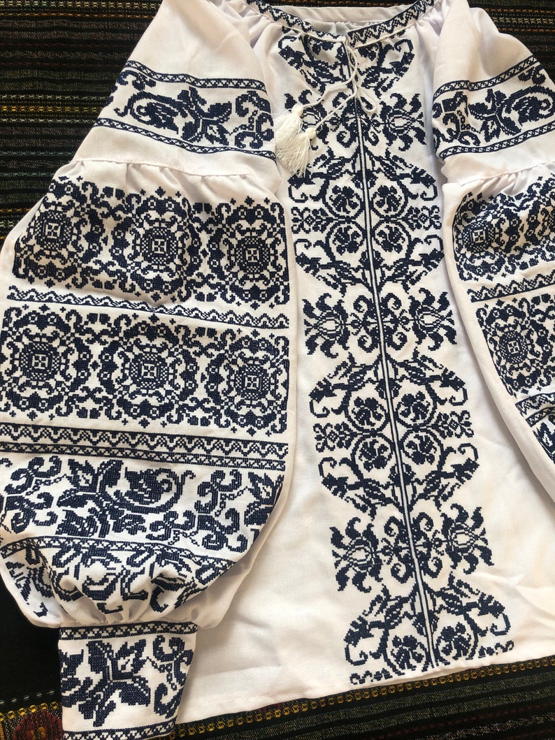 Ukrainian Embroidery Embroidered Blouse XS 4XL Ukraine - Etsy
