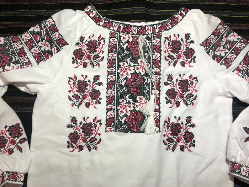 Ukrainian Embroidery Embroidered Blouse XS 4XL Ukraine - Etsy