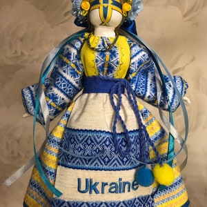 Ukrainian national souvenir amulet motanka doll 27cm Ukraine