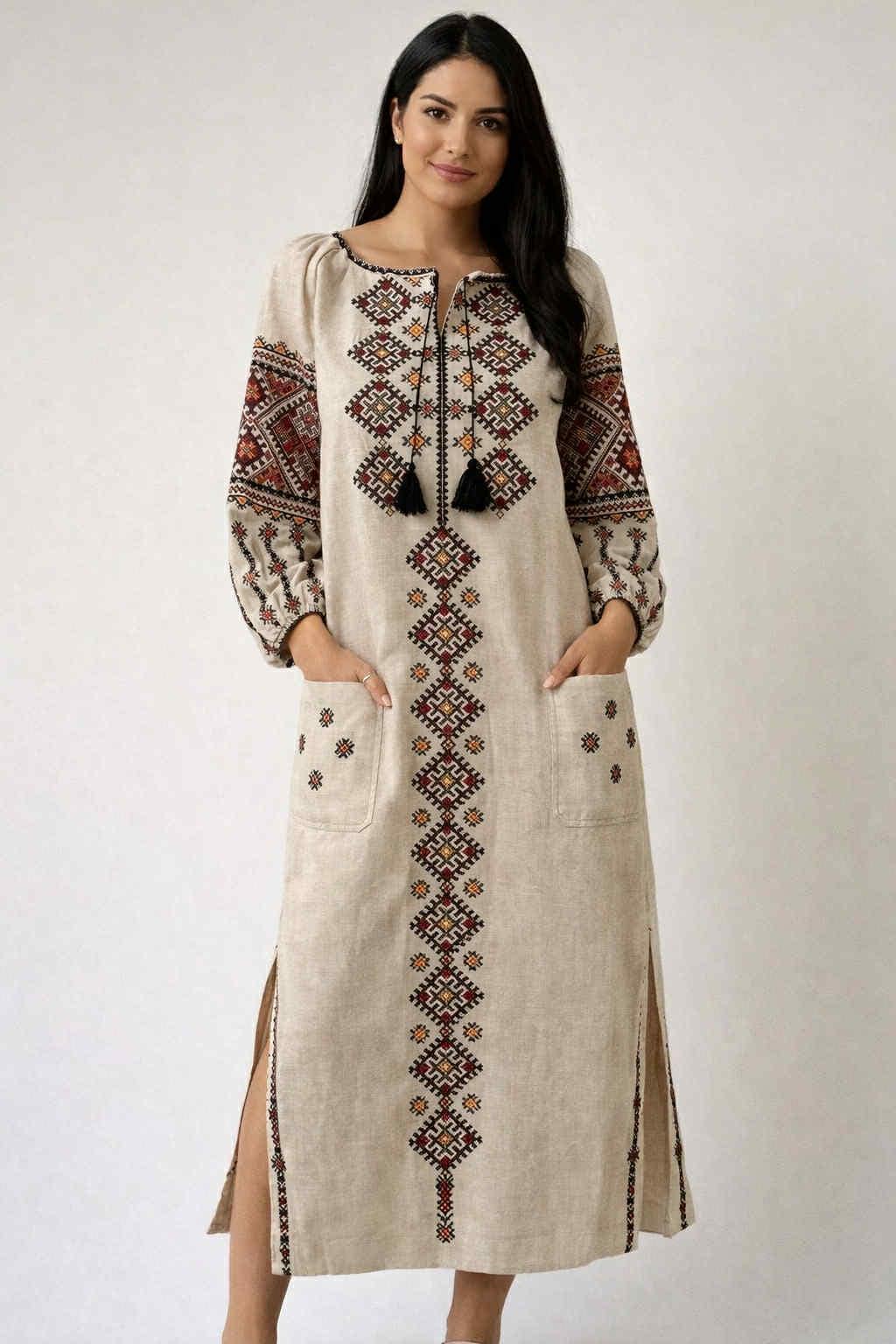 Ukrainian Embroidery Dress - Etsy
