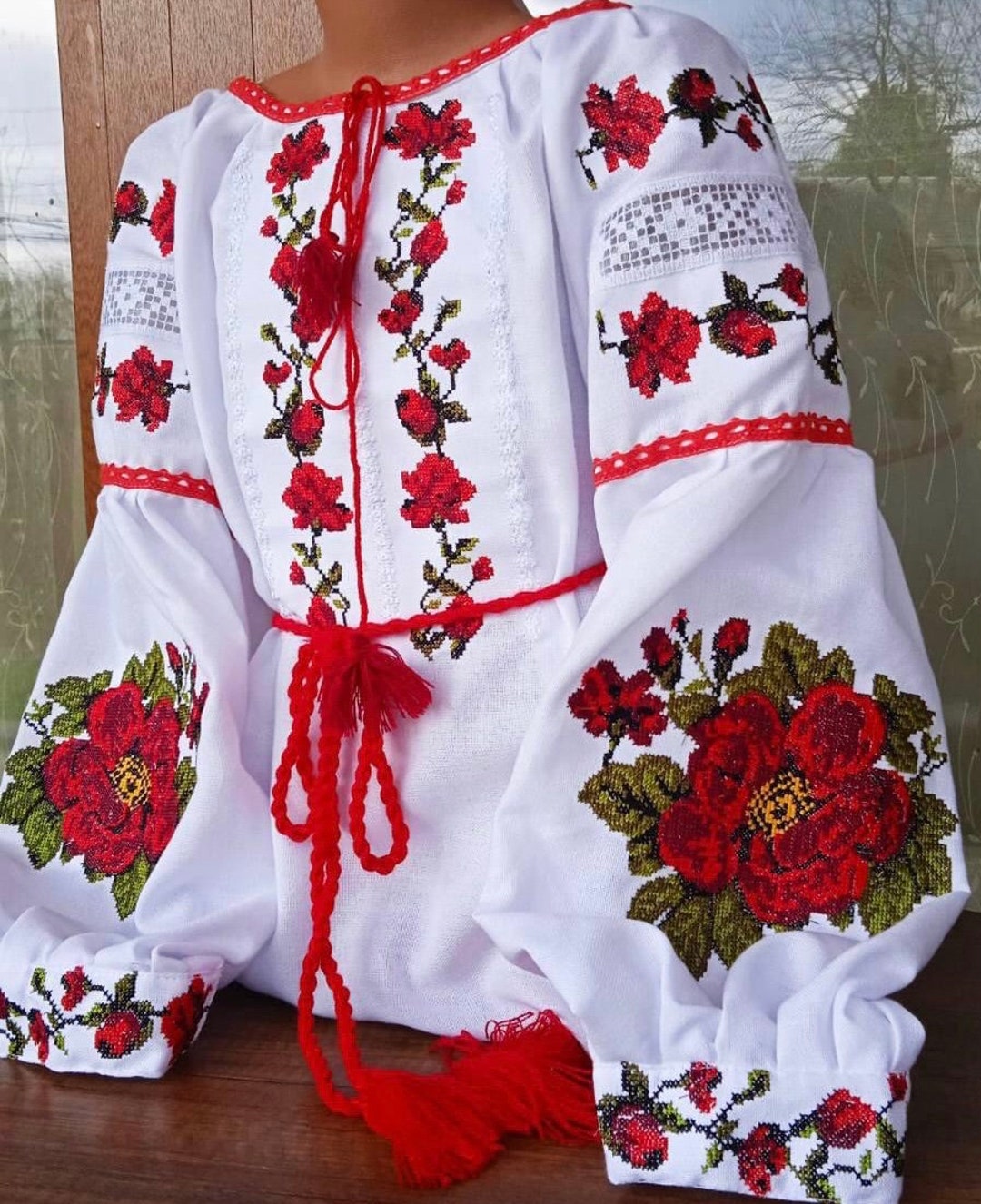 Ukrainian Embroidery Embroidered Blouse XS 4XL Ukraine - Etsy
