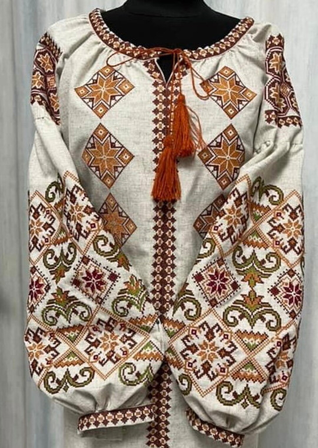 Ukrainian Embroidery Embroidered Blouse XS 4XL Ukraine - Etsy