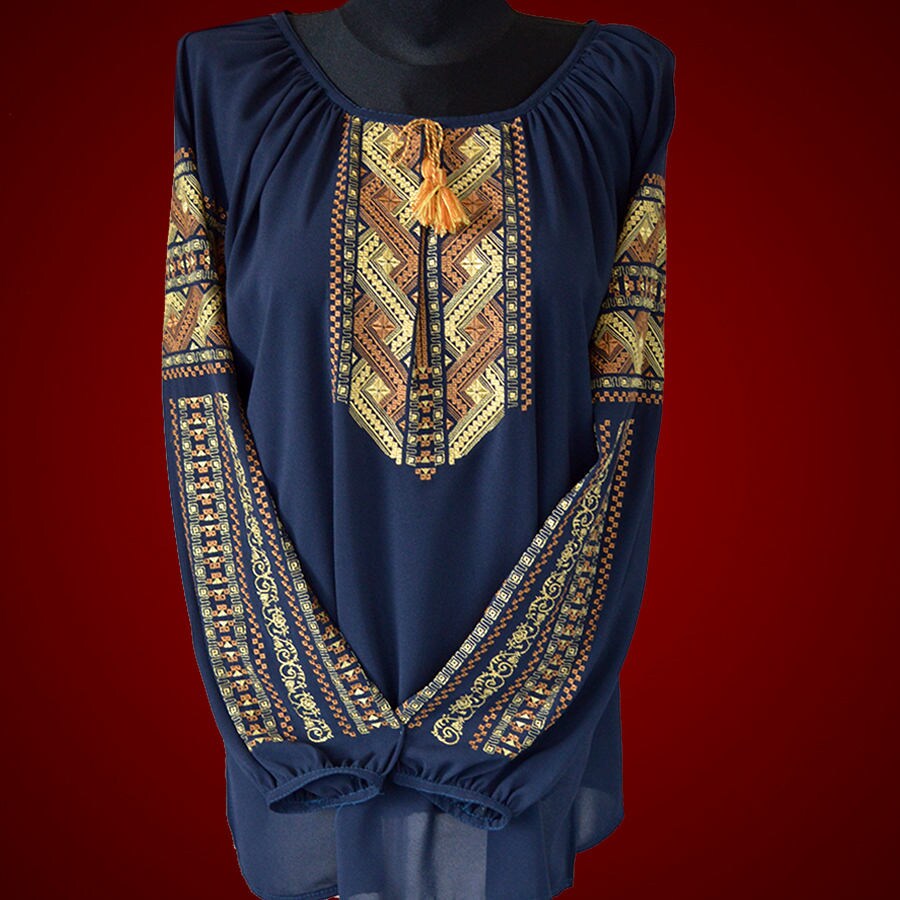Ukrainian Embroidery, Embroidered Blouse Any Colors XS 4XL Ukraine - Etsy