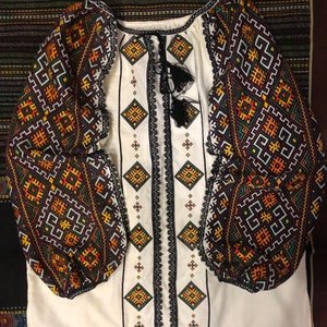 Vyshyvanka Frau ukrainische Handstickerei bestickte Bluse XS-5XL Wahl Eltern