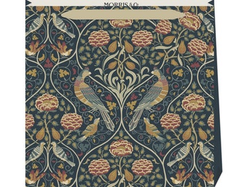 Morris & Co Seasons by May William Morris Medium Paper Gift Bag 220 x 220 x 80mm with handles and gift tag