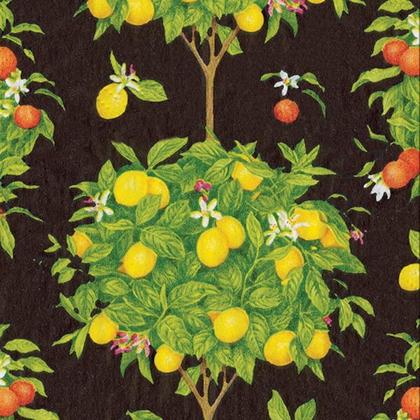 Lemon Paper Napkins Etsy