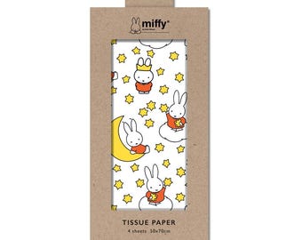 Miffy Rabbit Seidenpapier 4 Bögen Seidenpapier 50 x 75 cm