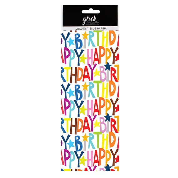 Birthday Tissue Paper Birthday Tissue Paper