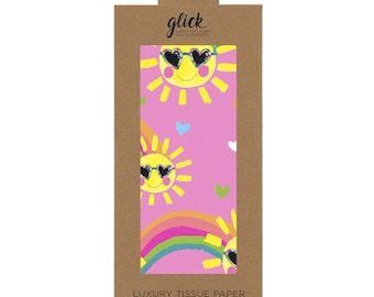 Sunshine Glick 4 sheets tissue wrapping paper 50 x 75 cm