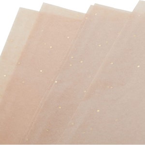 Carta da regalo in tessuto metallico con pietre preziose e polvere d'oro Satinwrap 5 fogli 50 x 75 cm piegati in una confezione