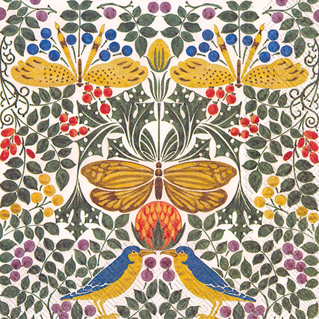 Beautiful Shells Papier Servietten – 20 Stück, 33x33 Cm, 3-lagig, Umweltfreundlich Bedruckt