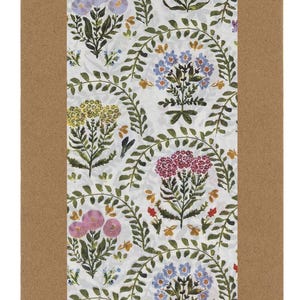 Scaloppina Floral Glick 4 fogli carta da regalo velina 50 x 75 cm