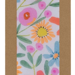 Blazing Blooms Bright Flowers Glick 4 fogli di carta da regalo velina 50 x 75 cm
