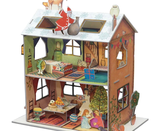 The Night Before Christmas House Pop and Slot Roger La Borde 3D Advent