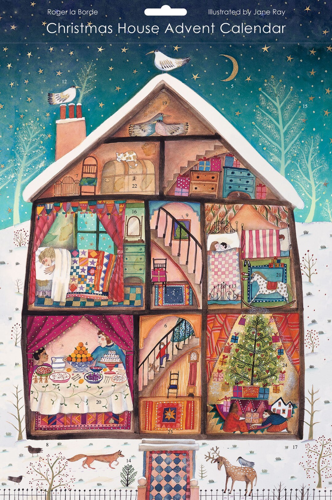 Little House Roger La Borde Flat Advent Calendar 380 X 270 Mm Etsy
