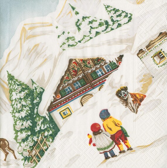 Caspari Papierservietten – 20 Stück, 33x33 Cm, Dreilagig, Kunstvoll Bedruckt, Kompostierbar