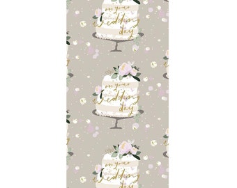 Wedding Cake Stephanie Dyment Glick Tissue Wrapping Paper 4 sheets 50 x 75 cm folded into a pack