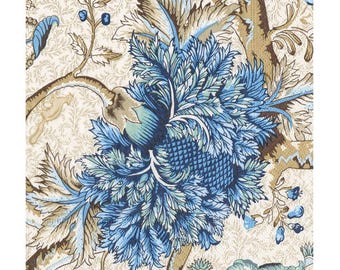 Serwetki koktajlowe papierowe Caspari Pondicherry Delft 25 cm, 20 szt., 3-warstwowe