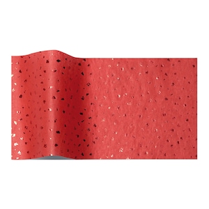 Red on Red Reflections Metallic Tissue Wrapping Paper Satinwrap 5 sheets 50 x 75 cm folded into a pack