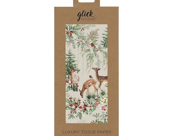 ENCHANTED WOODLAND Glick 4 sheets tissue wrapping paper 50 x 75 cm