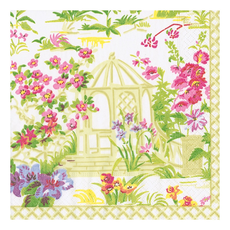 Caspari Wedding Gazebo Paper Table Napkins
