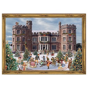 Castle Richard Sellmer 355 x 265mm Glitter & Translucent Windows Traditional German Advent Calendar