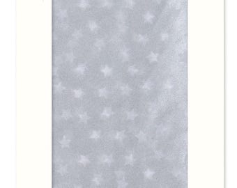 Stars Silver Glick 4 sheets tissue wrapping paper 50 x 75 cm