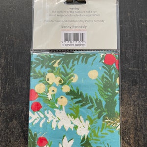 Caroline Gardner Vistletoe Christmas Tissue Wrapping Paper 4 fogli 50 x 75 cm piegati in un pacchetto