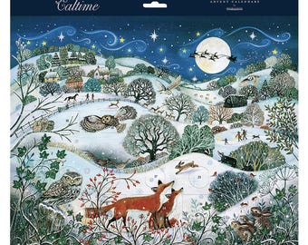 3 D Wildlife Grand Caltime Advent Calendar 442 x 362 mm Caltime with 24 doors to open on the countdown to Christmas