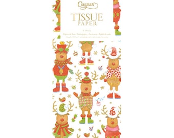 Sweater Party Christmas Jumper Christmas Tissue Wrapping Paper 4 sheets 50 x 76 cm folded into a cello pack