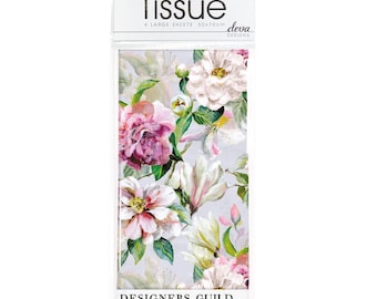 Botanique Designers Guild Flowers Tissue Deva Tissue Wrapping Paper 4 sheets 50 x 70 cm gently folded