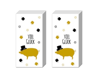 Mr Pig Gold Tissues 2 packs of 10 IHR Tissues 4 ply 20 cm square