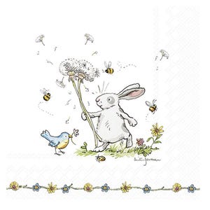 Summer Geschenke Maus Anita Jeram IHR Papier Tisch Servietten 33 cm quadratisch 3 lagige Lunch Servietten