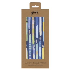 Candele Glick 4 fogli di carta velina 50 x 75 cm