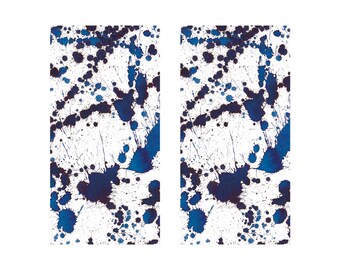 Splatterwear Blue Tissues 2 packs of 10 Caspari Tissues 4 ply 20 cm square