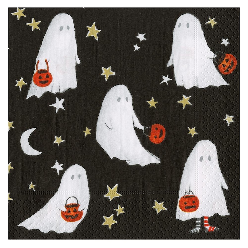 Caspari Ghouls Night Out Paper Napkins