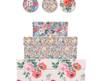 Cath Kidston Archive Rose Nest of 3 Gift Boxes