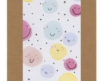 Giggle Piggle Smiley Face Glick 4 sheets tissue wrapping paper 50 x 75 cm